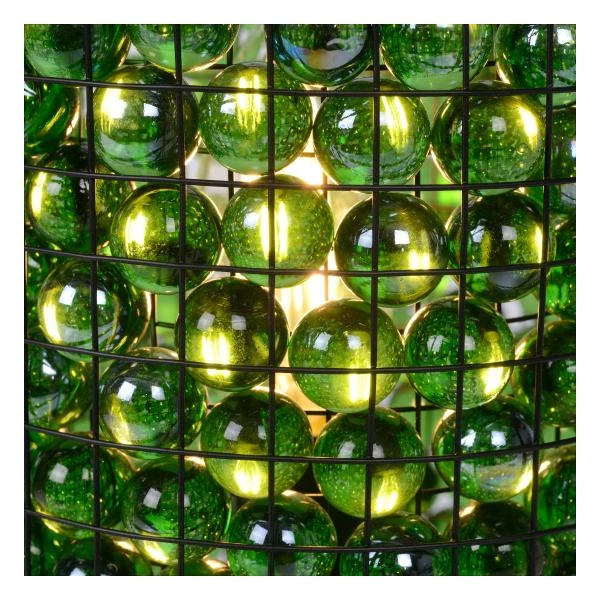 Lucide EXTRAVAGANZA MARBELOUS - Lampe de table - Ø 15 cm - 1xE14 - Vert - détail 1
